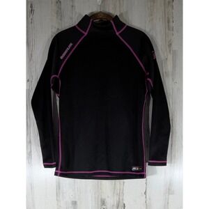 Scentlok Womens Fleece Baselayer Size Small Black Long Sleeve Mock Neck